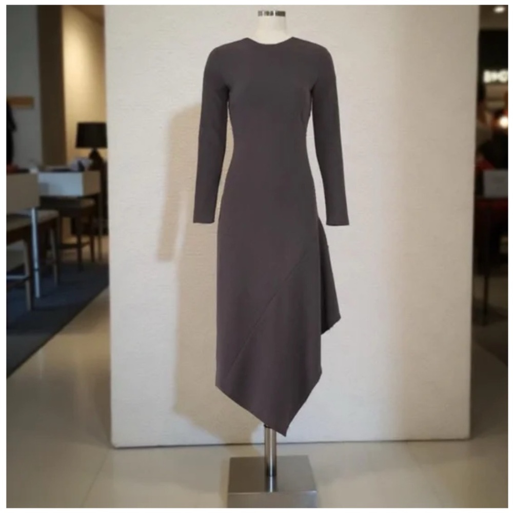 HUTCH • Charcoal Jo Long Sleeve Dress - Picture 8 of 10